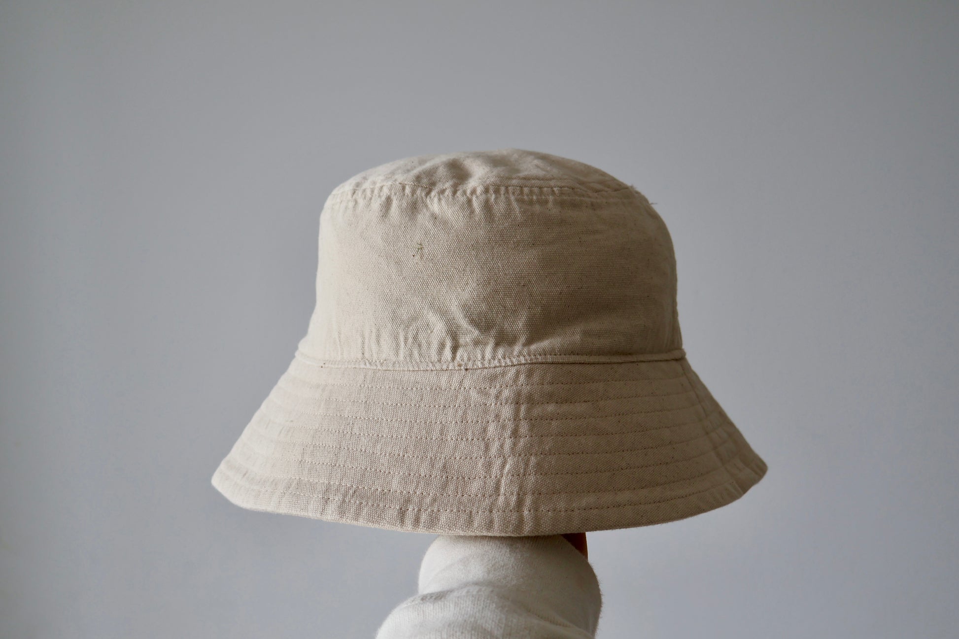 Organic Cotton Natural Raw Bucket Hat
