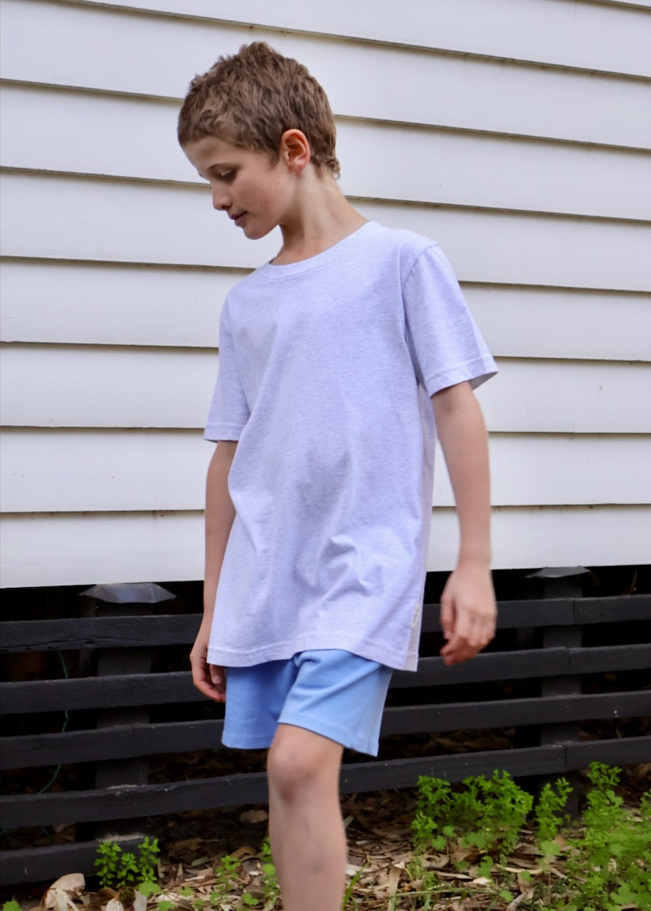 Regenerative Organic Certified Cotton t-shirt and shorts