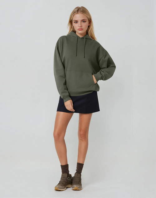Oversized Hoodie - Khaki