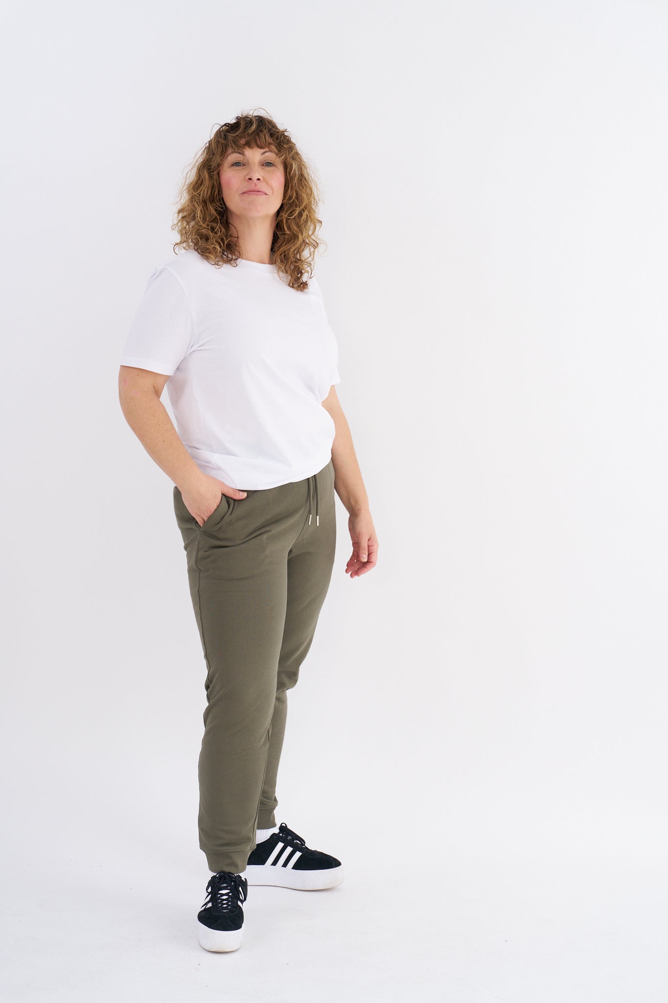 Organic Cotton Oversized High Neck T-shirt for Women