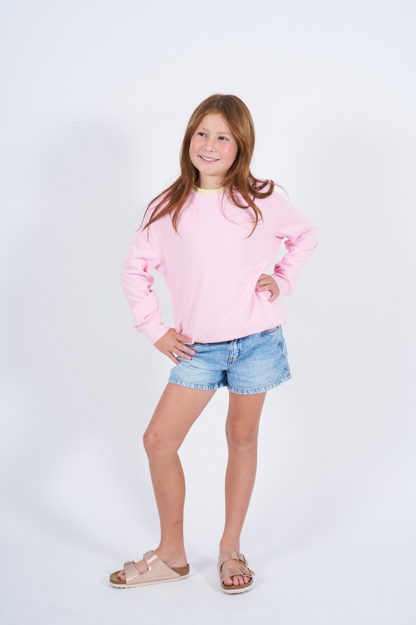 Organic Cotton kids jumper - Pink