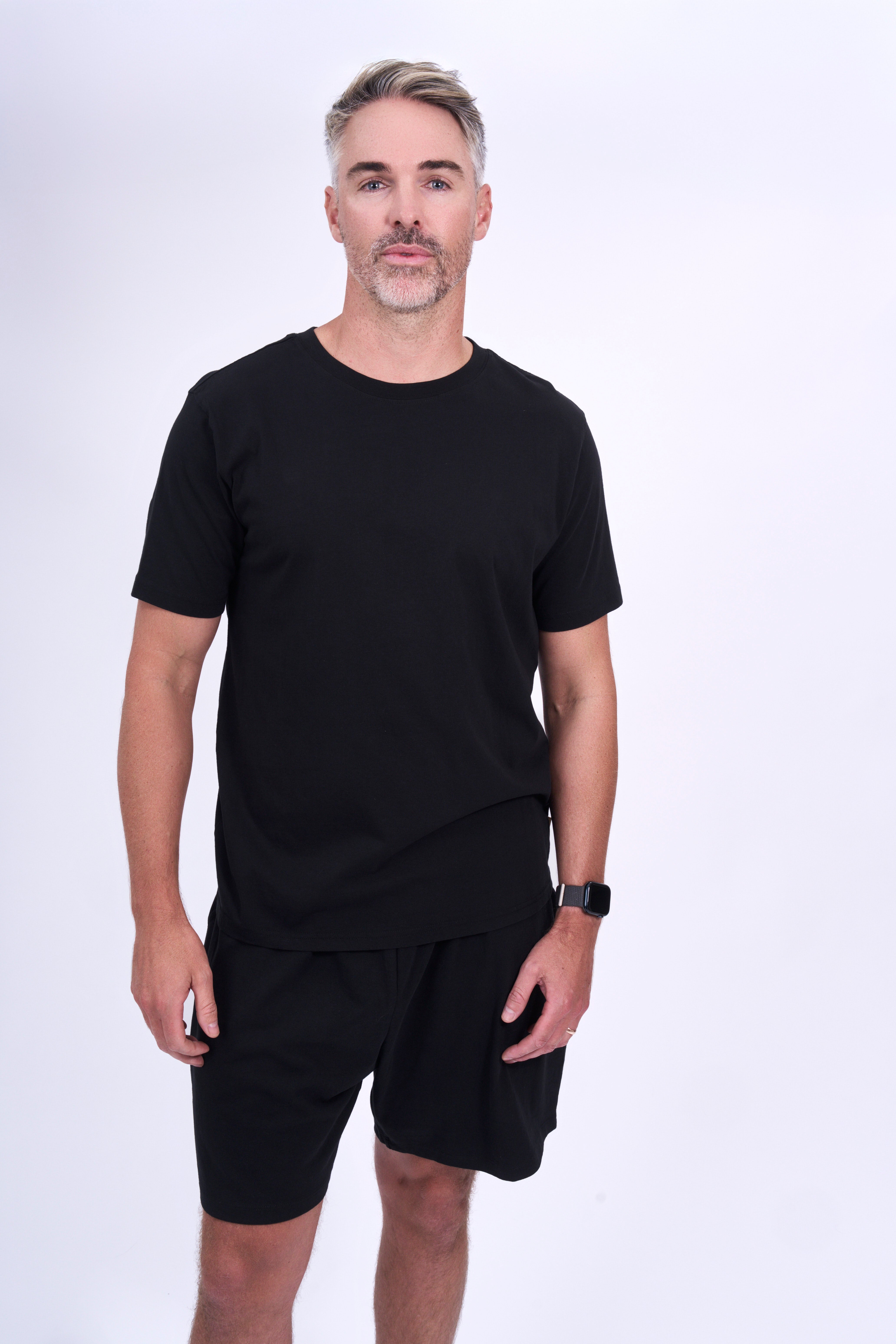 STAPLE Co organic cotton everyday t-shirt and shorts