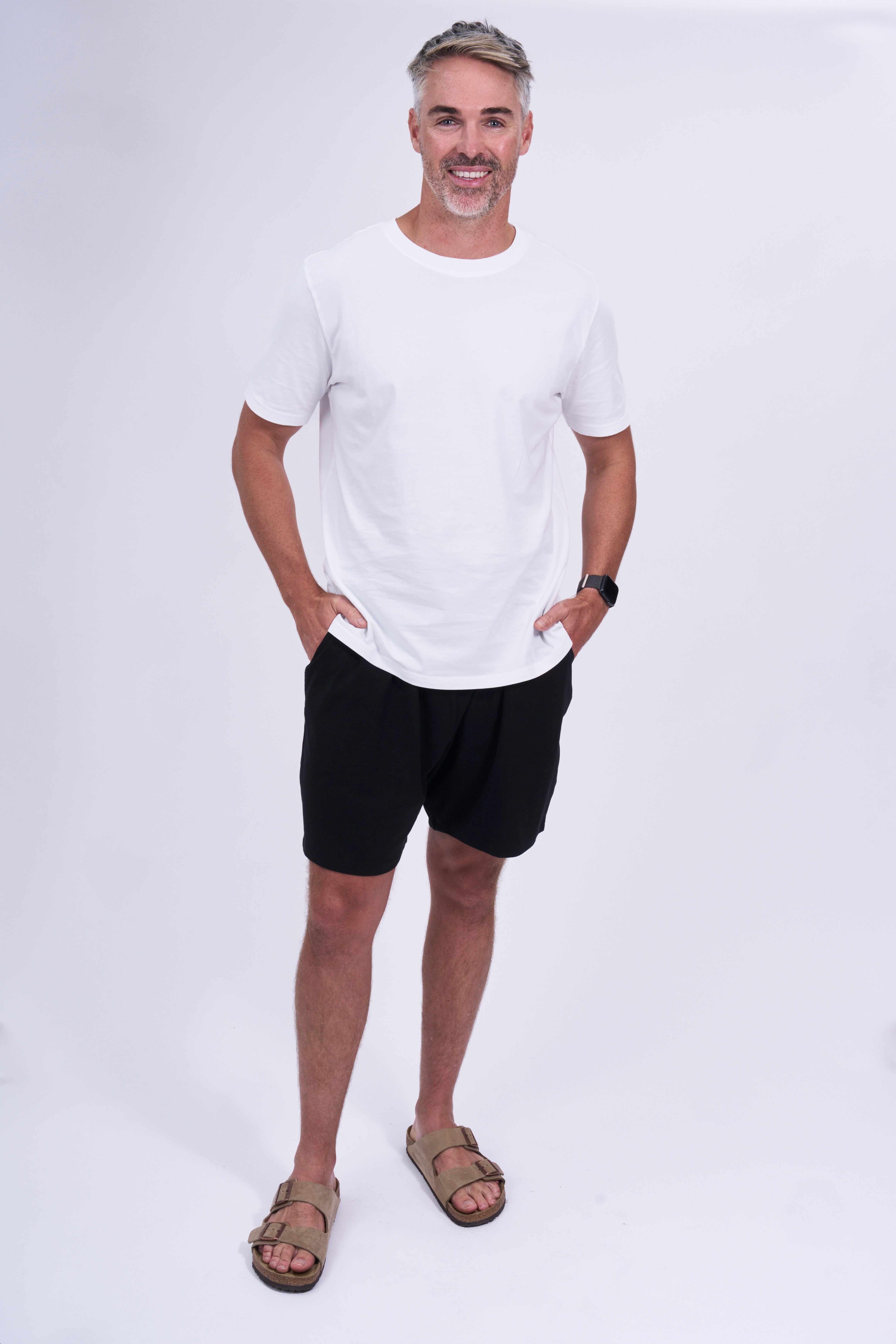 STAPLE Co organic cotton everyday t-shirt and shorts