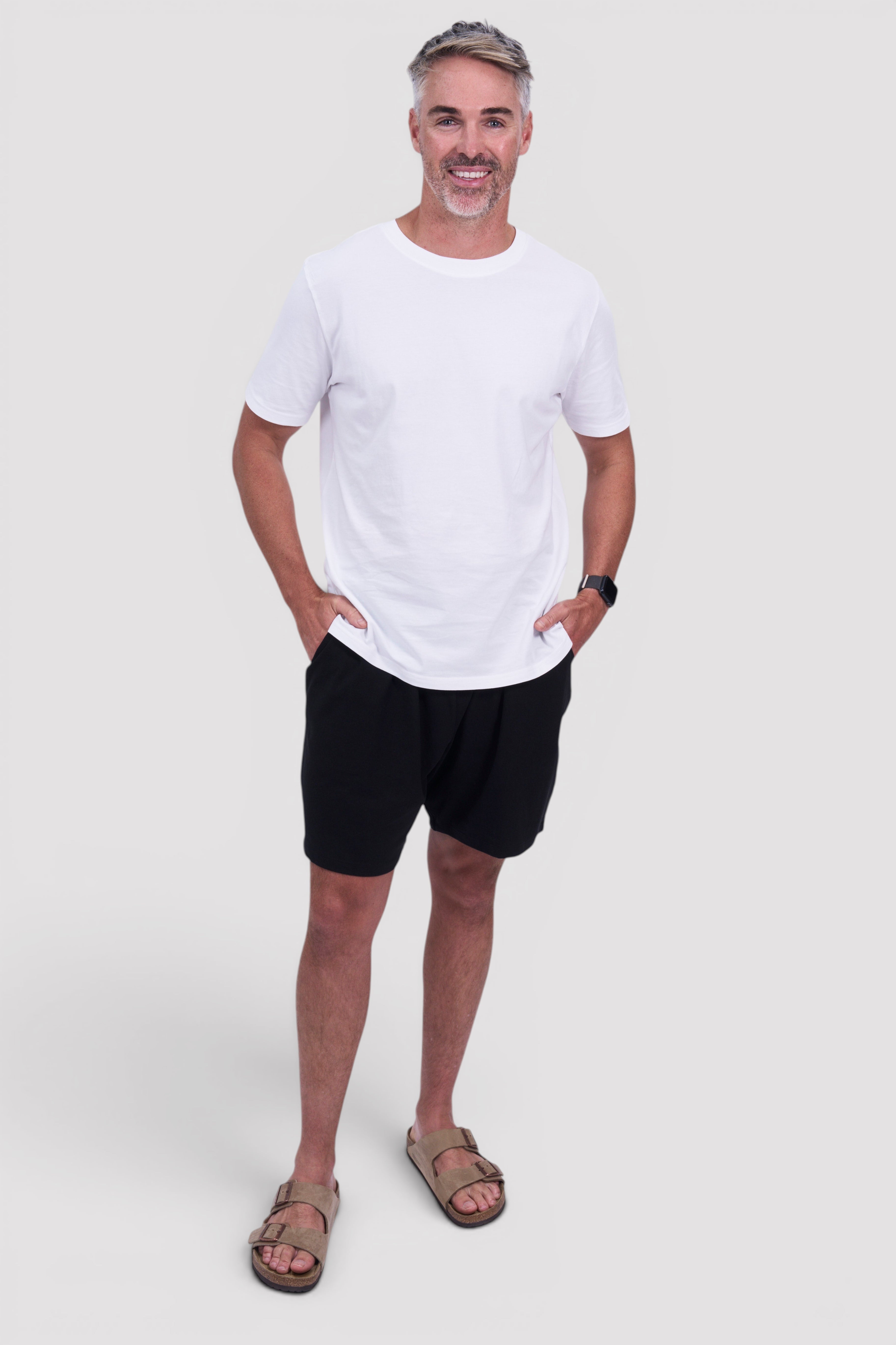 STAPLE Co organic cotton everyday t-shirt and shorts