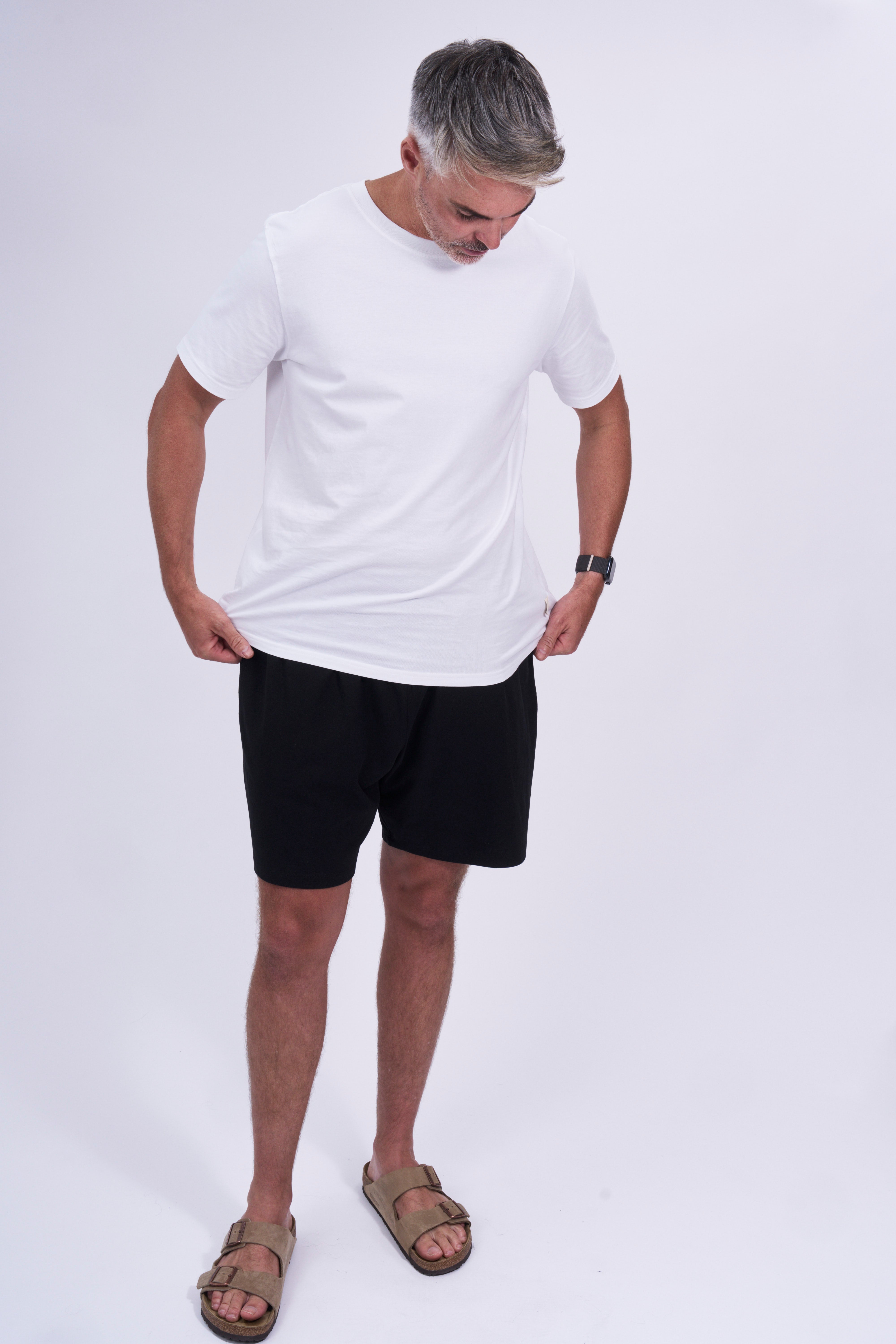 STAPLE Co organic cotton everyday t-shirt and shorts