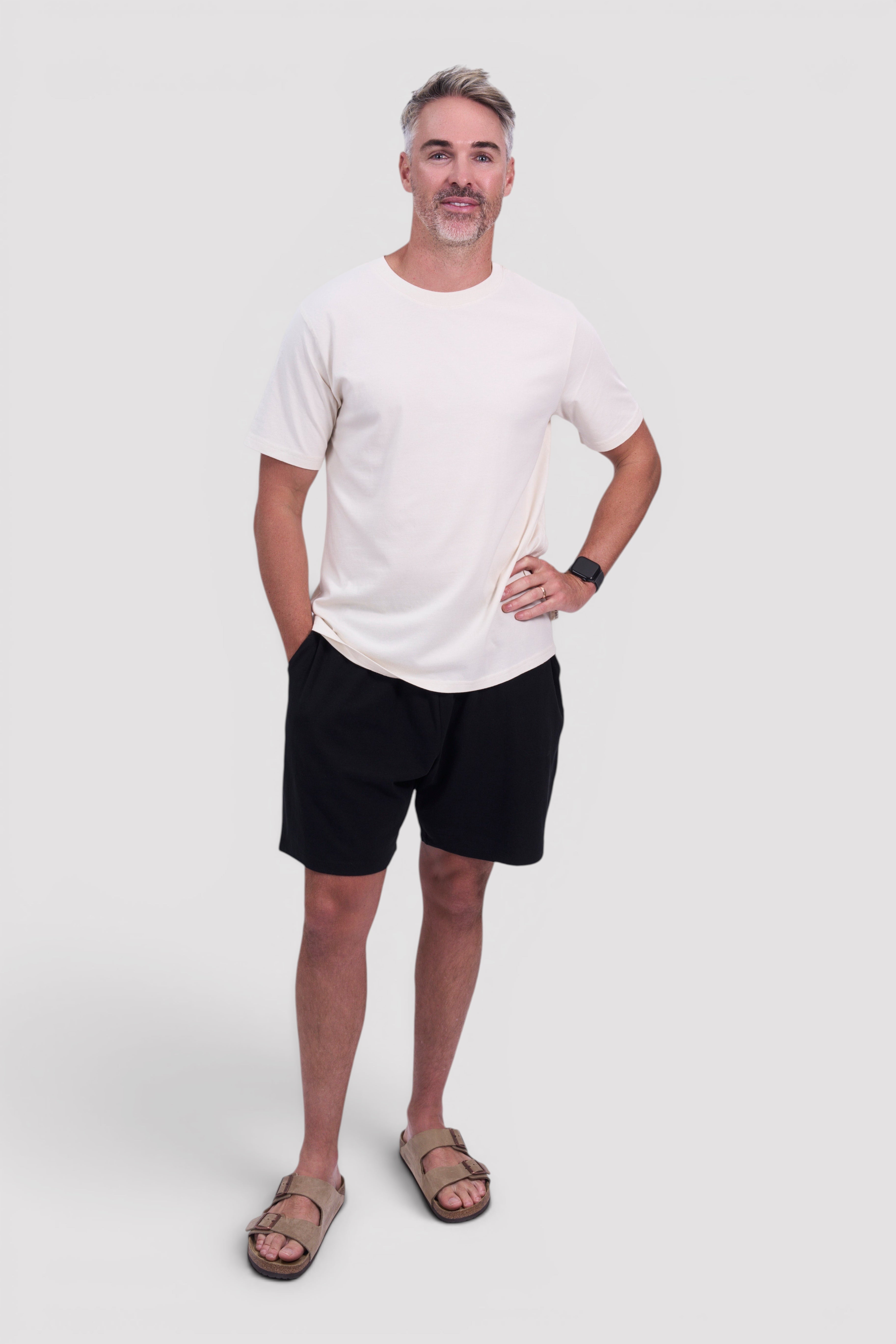 STAPLE Co organic cotton everyday t-shirt and shorts