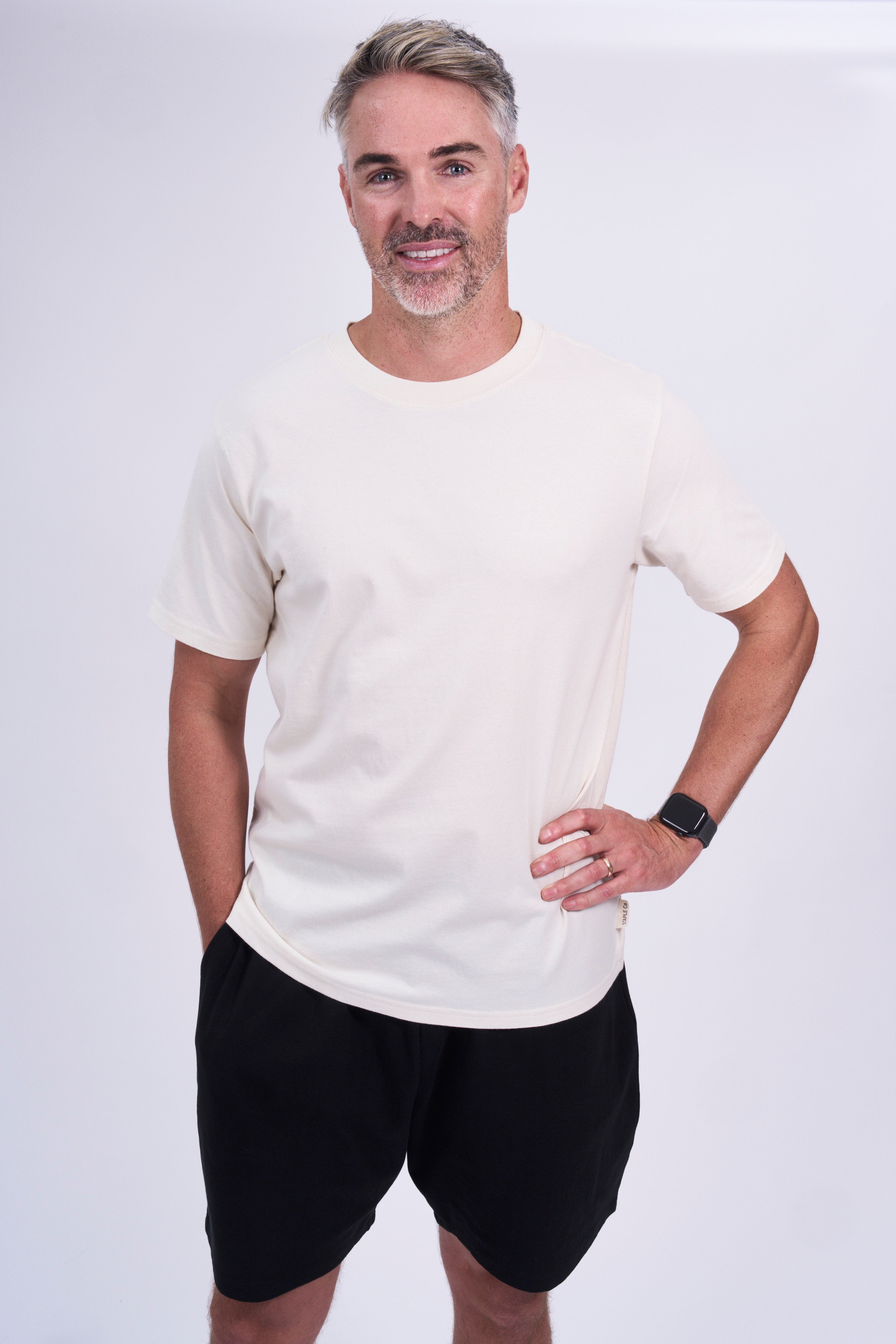 STAPLE Co organic cotton everyday t-shirt and shorts