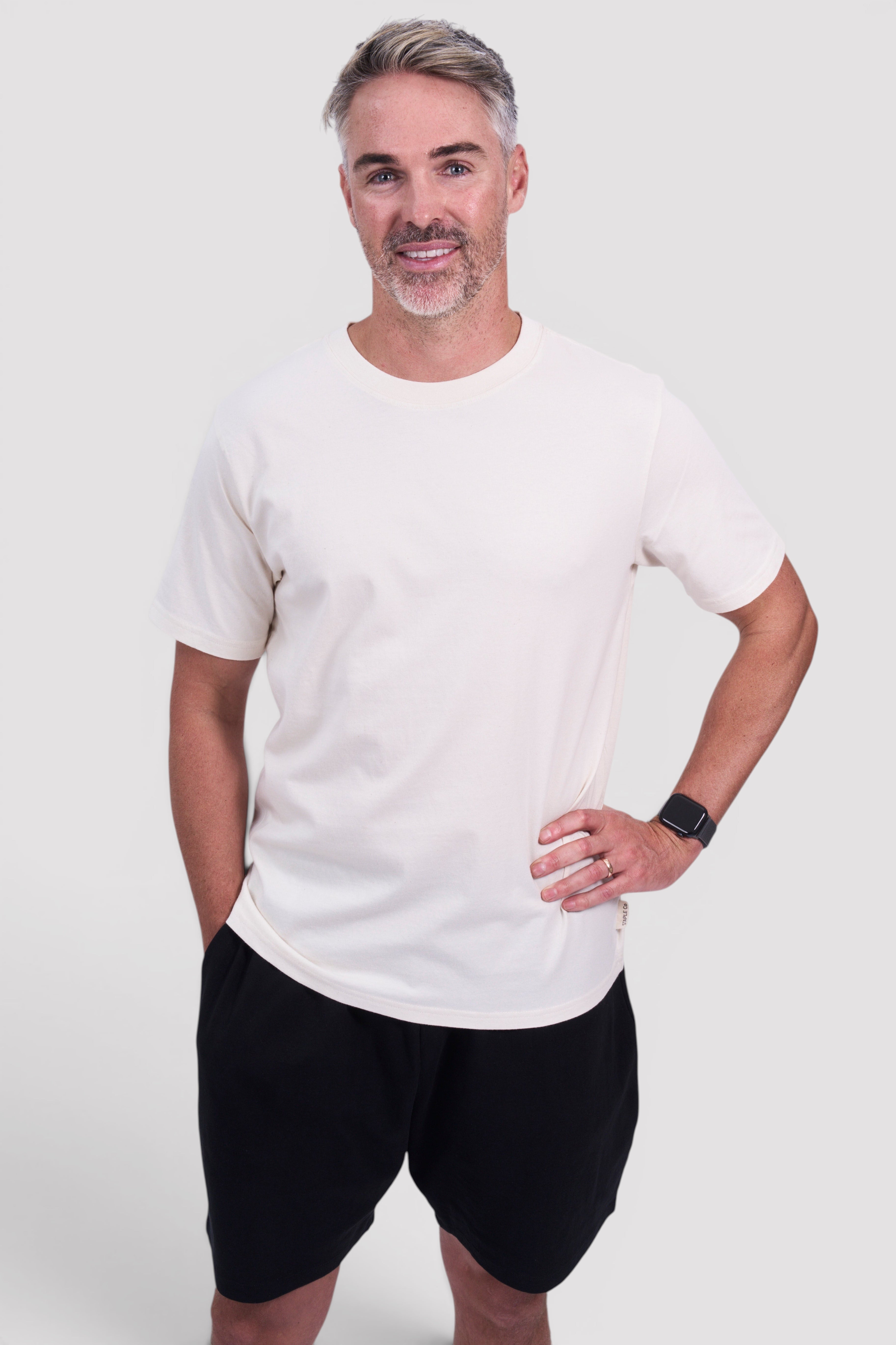 STAPLE Co organic cotton everyday t-shirt and shorts
