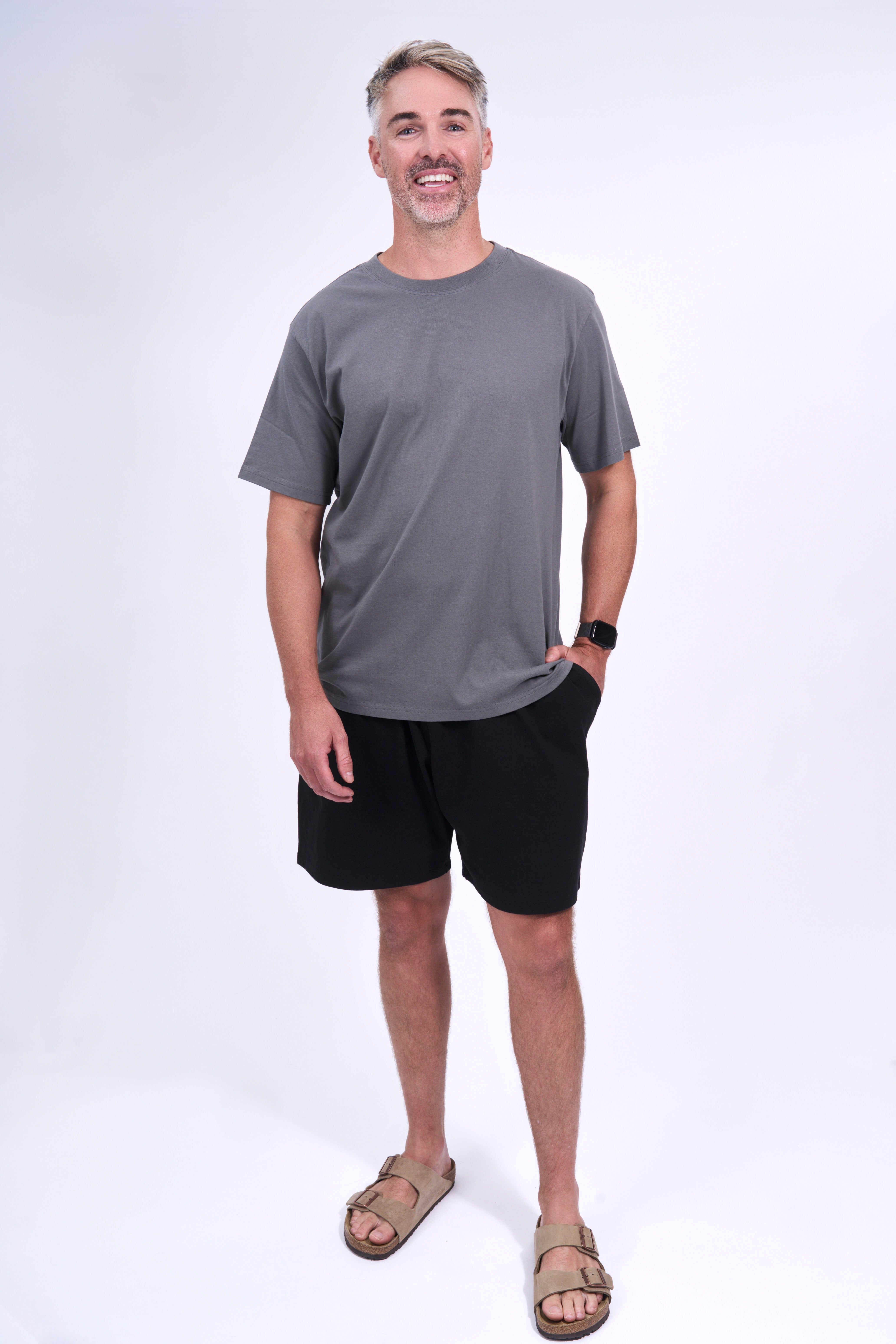 STAPLE Co organic cotton everyday t-shirt and shorts