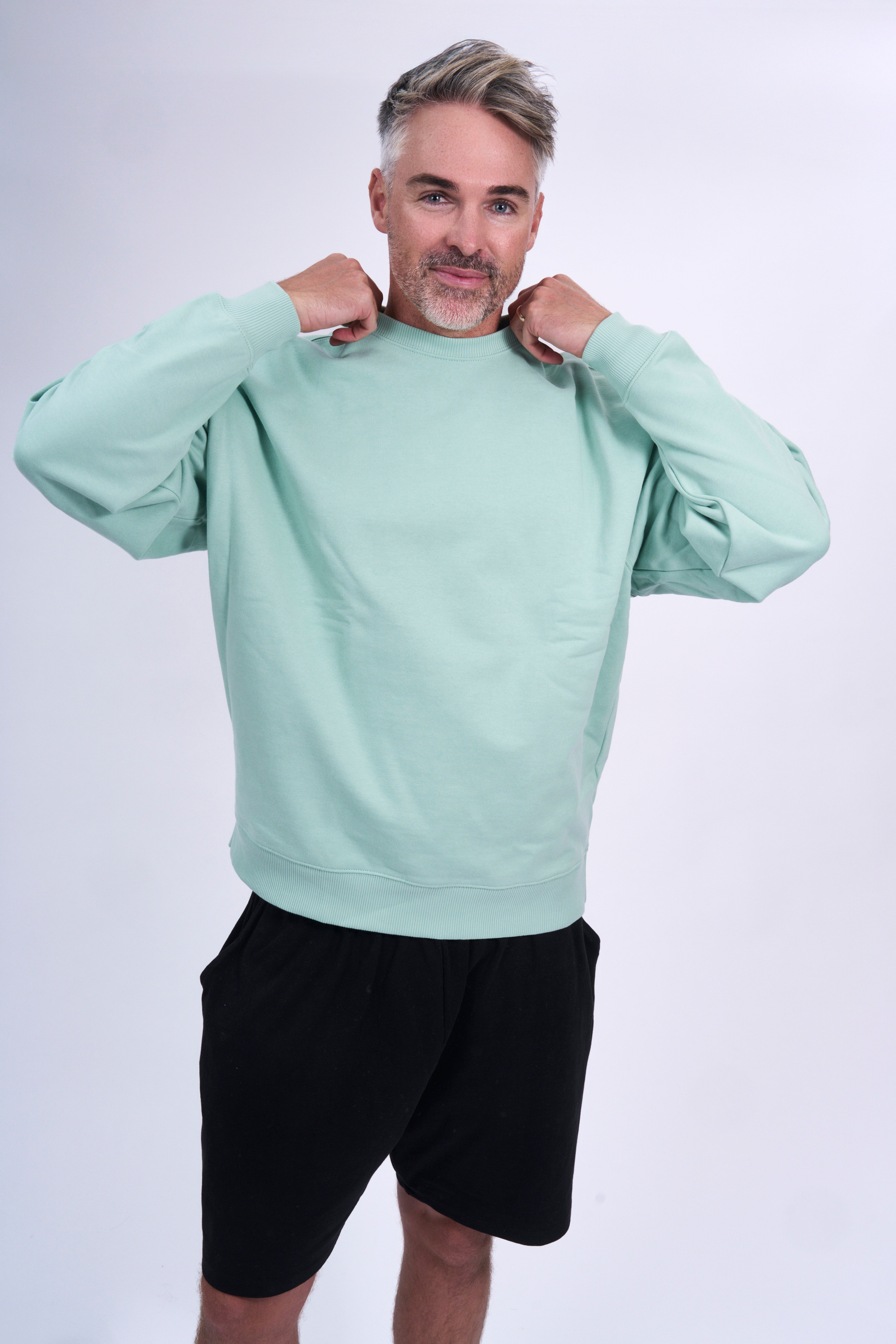 Organic cotton unisex oversized jumper