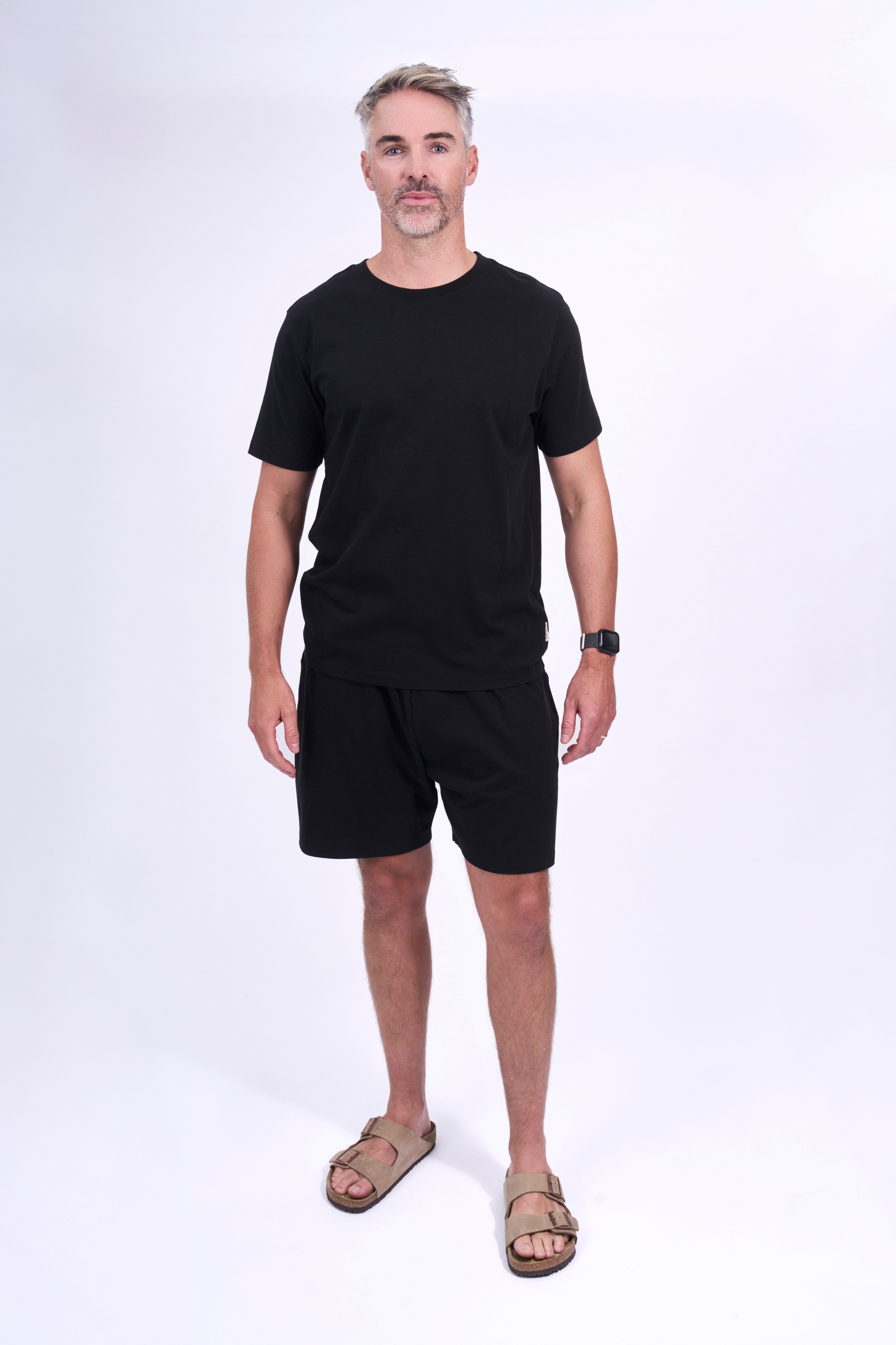STAPLE Co organic cotton everyday t-shirt and shorts