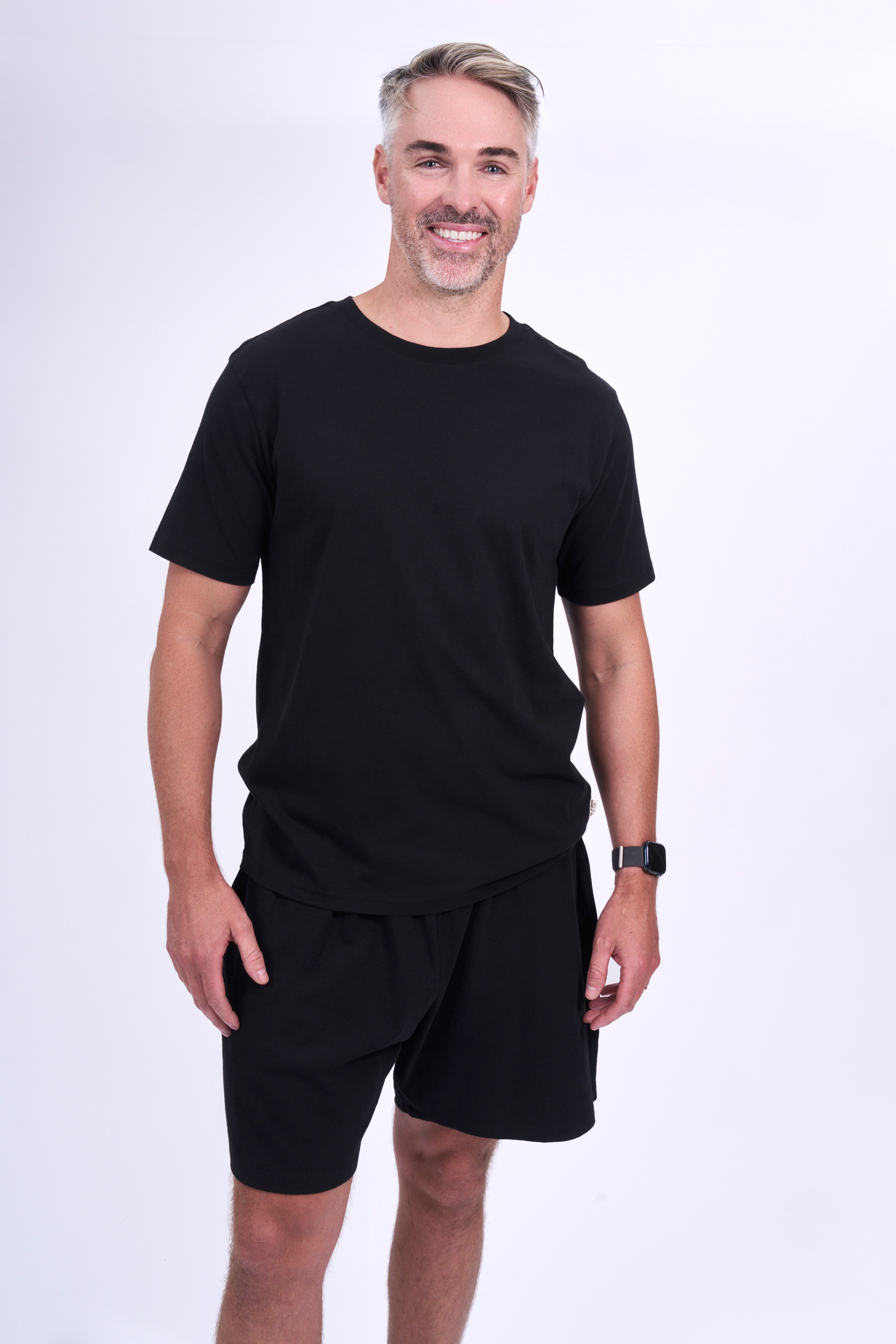 STAPLE Co organic cotton everyday t-shirt and shorts