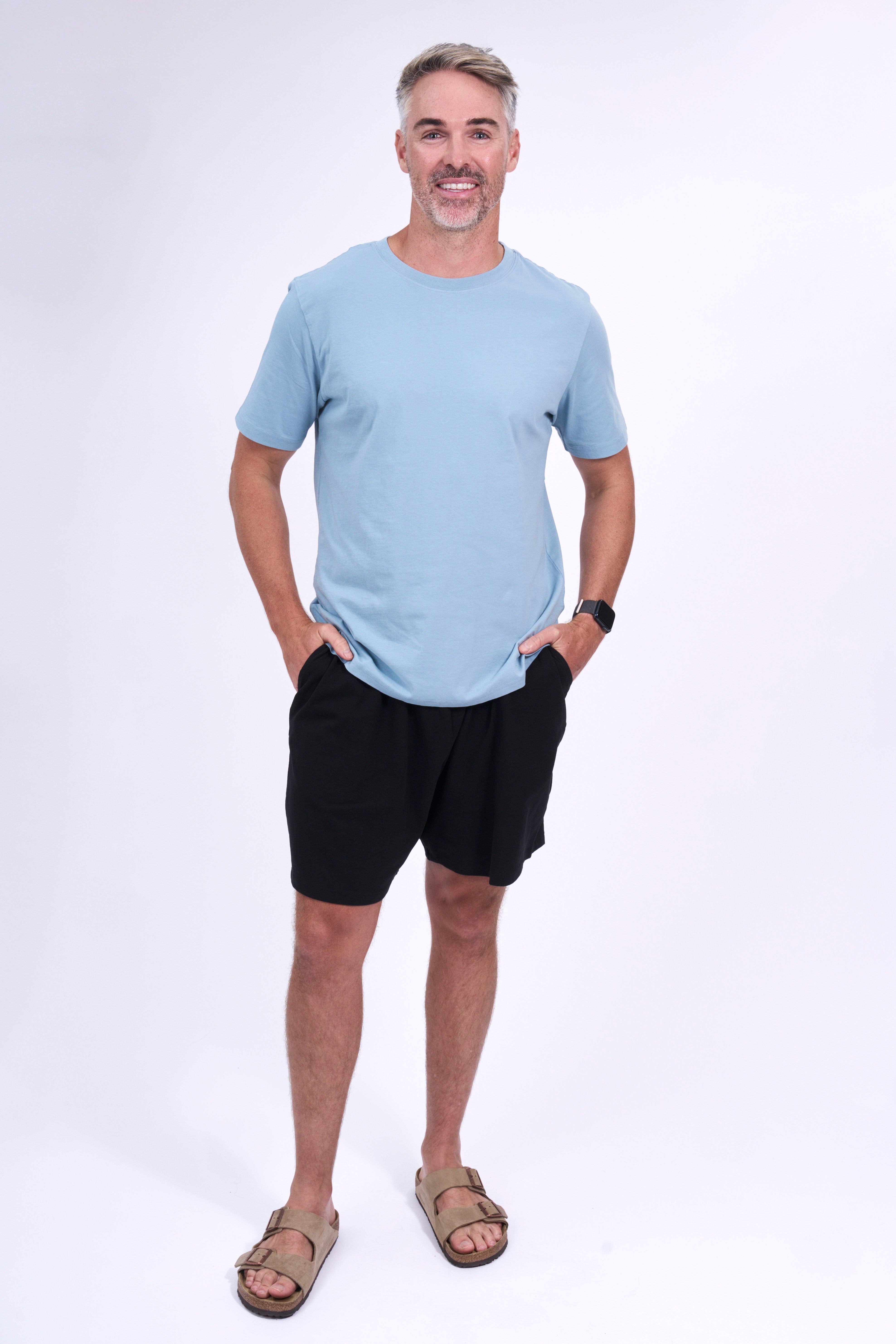 STAPLE Co organic cotton everyday t-shirt and shorts