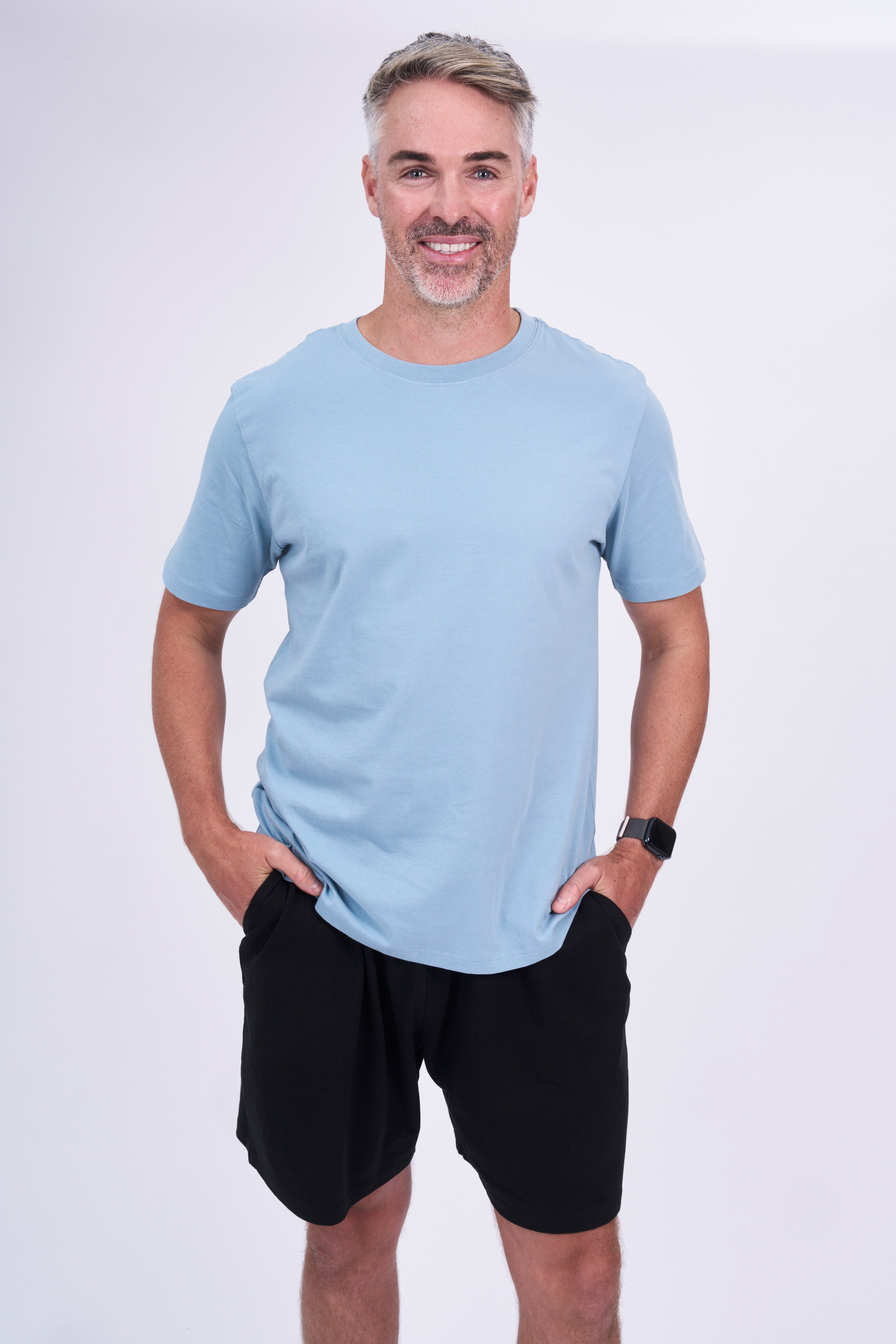 Organic Cotton Classic Crew Neck Tee for Men