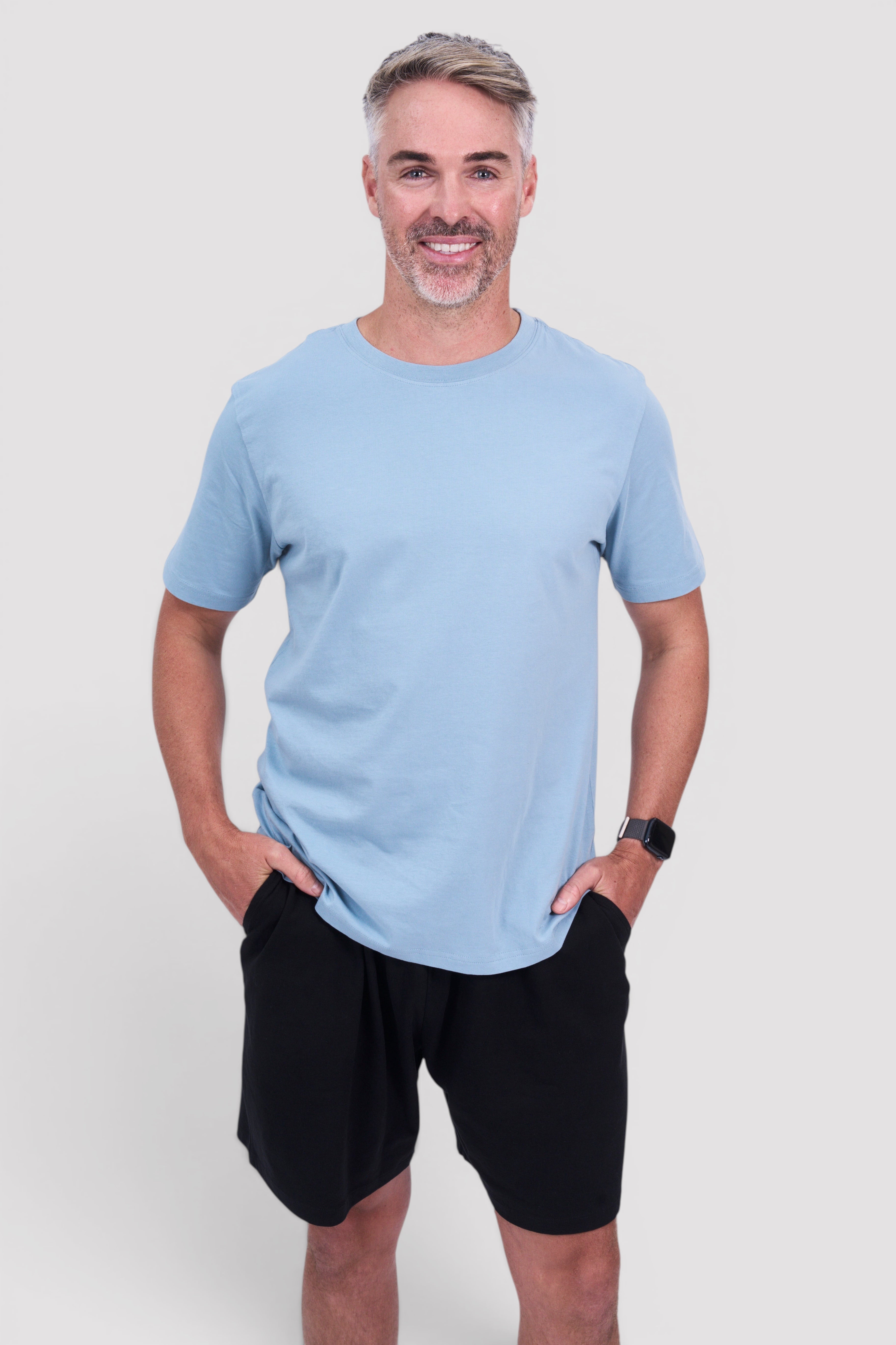 STAPLE Co organic cotton everyday t-shirt and shorts
