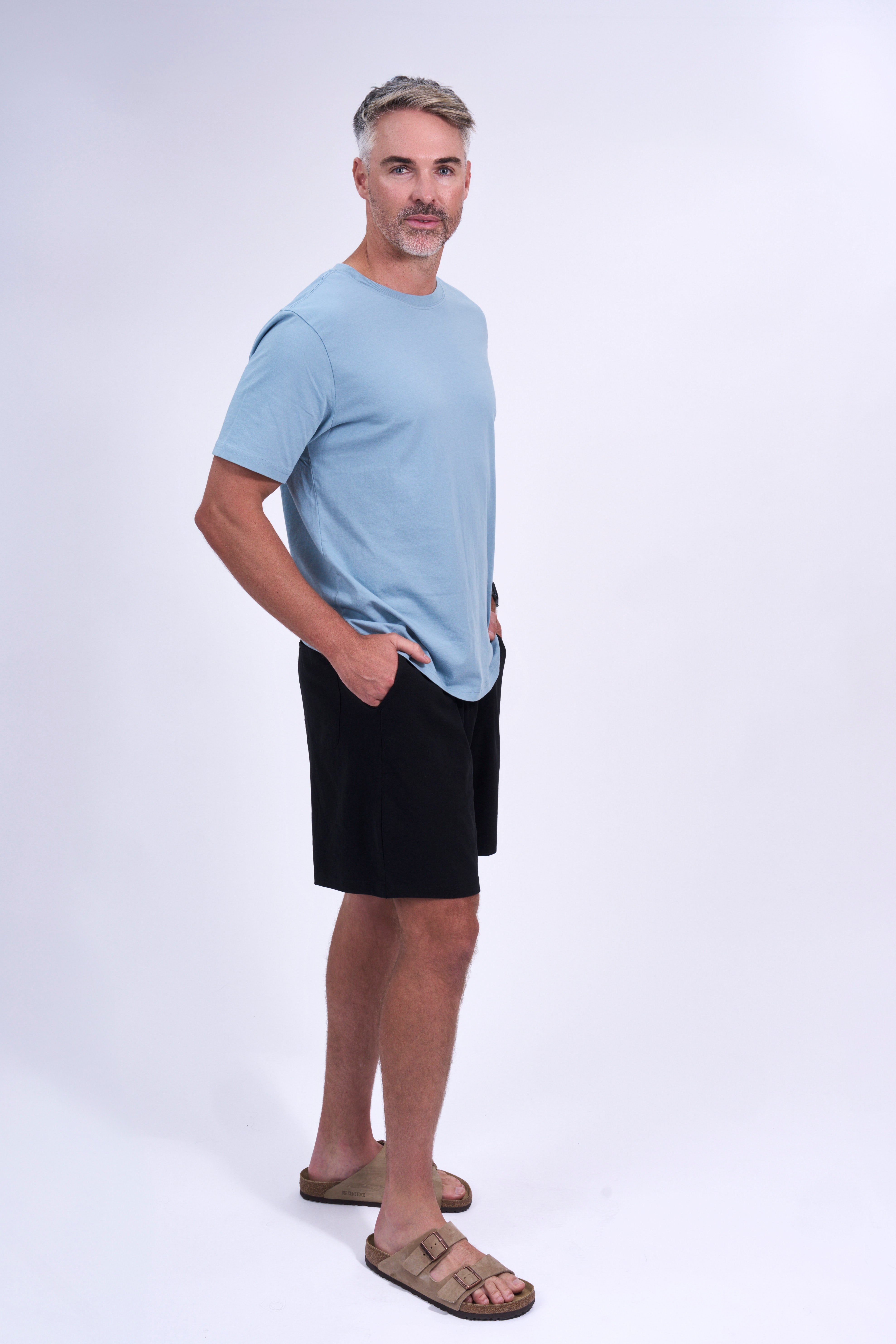 STAPLE Co organic cotton everyday t-shirt and shorts