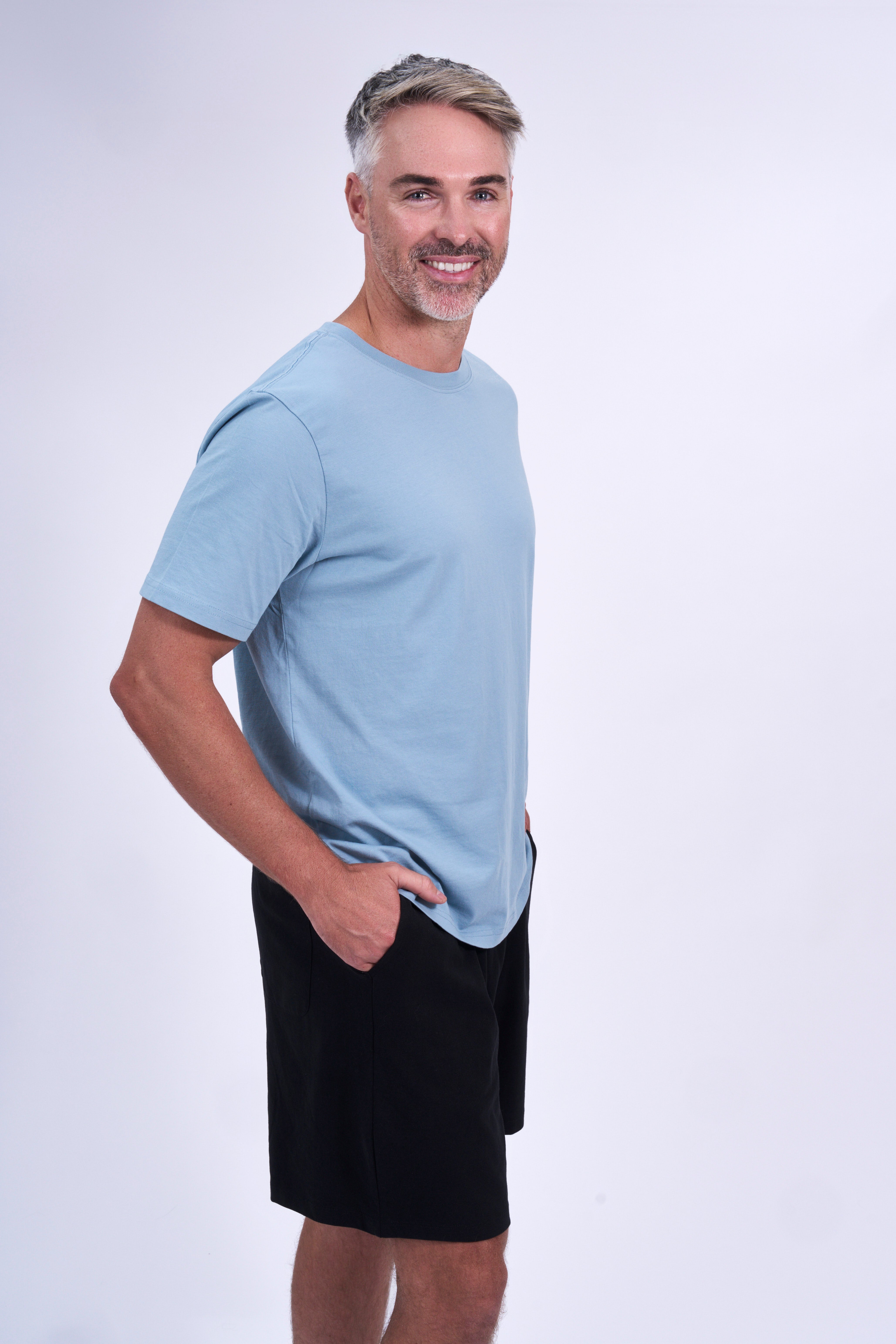 STAPLE Co organic cotton everyday t-shirt and shorts