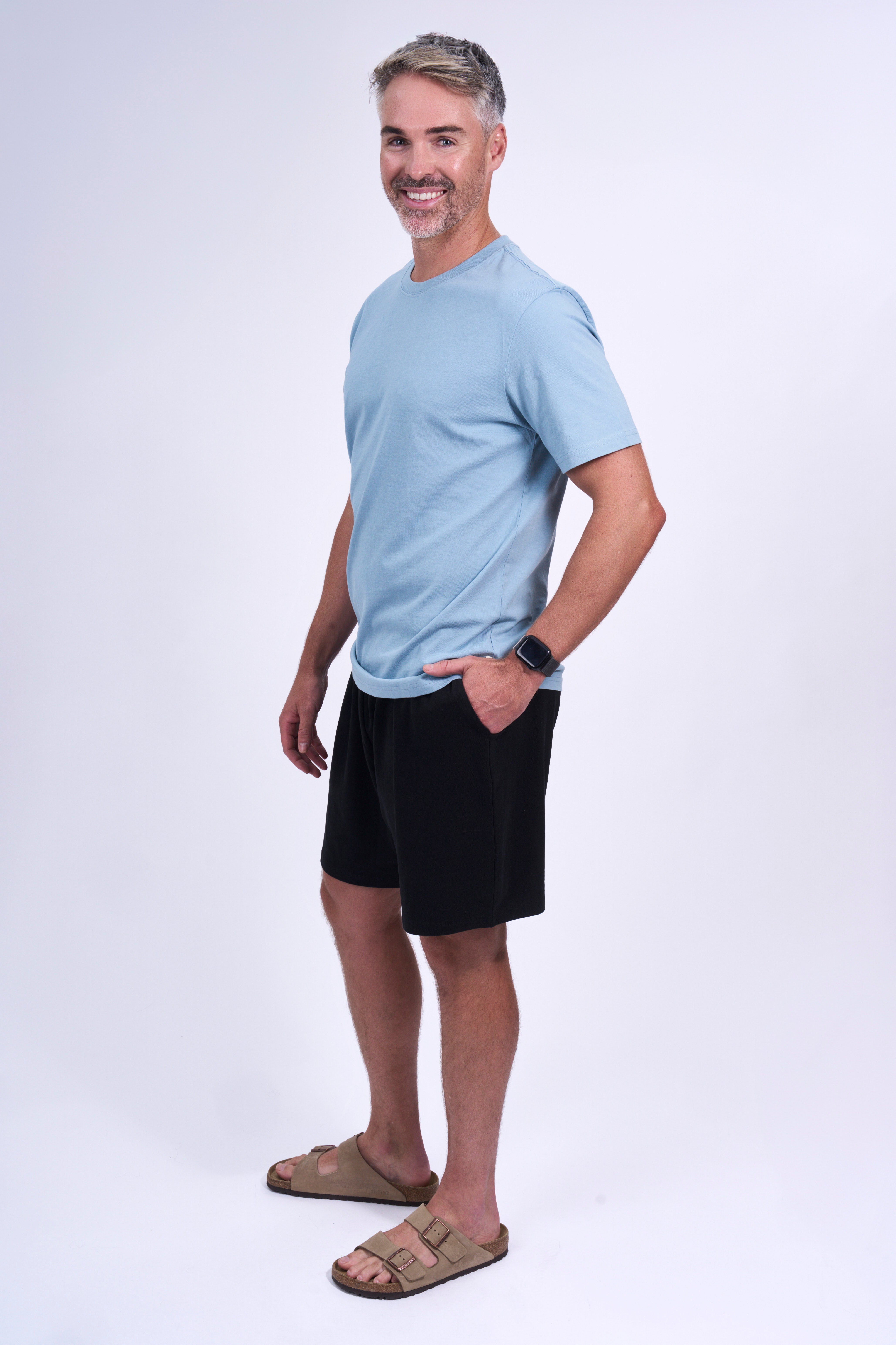 STAPLE Co organic cotton everyday t-shirt and shorts