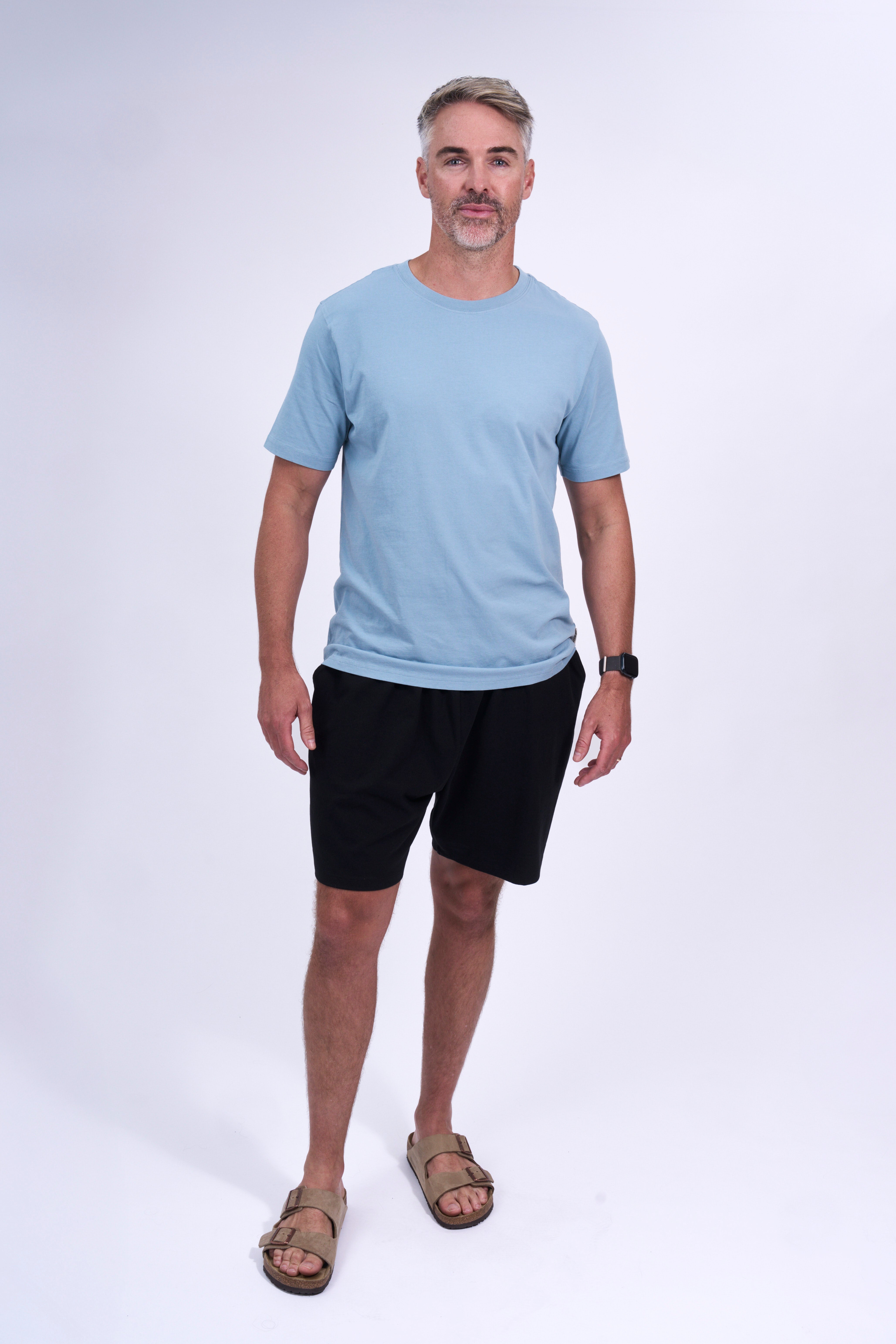 STAPLE Co organic cotton everyday t-shirt and shorts
