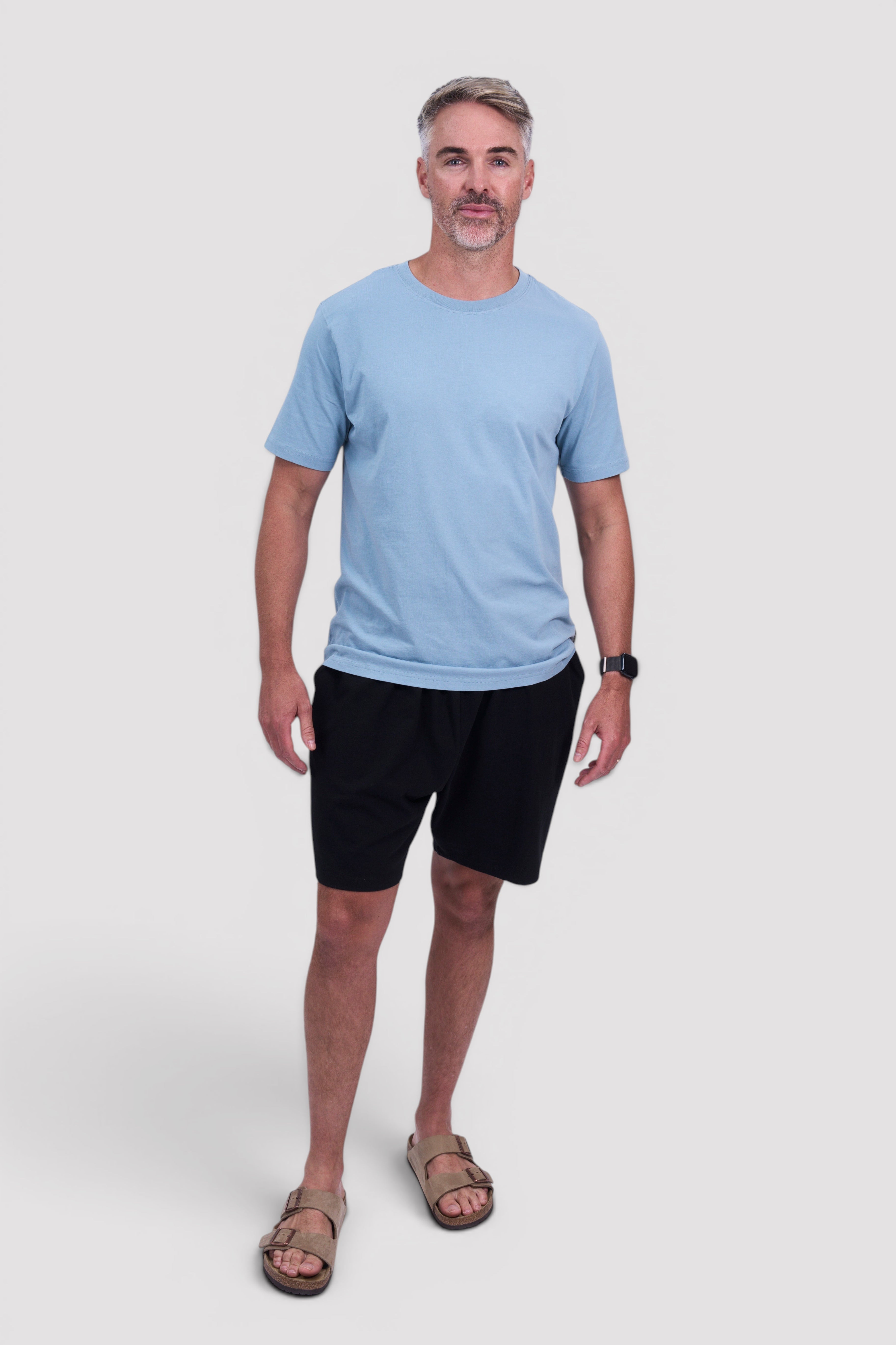 STAPLE Co organic cotton everyday t-shirt and shorts