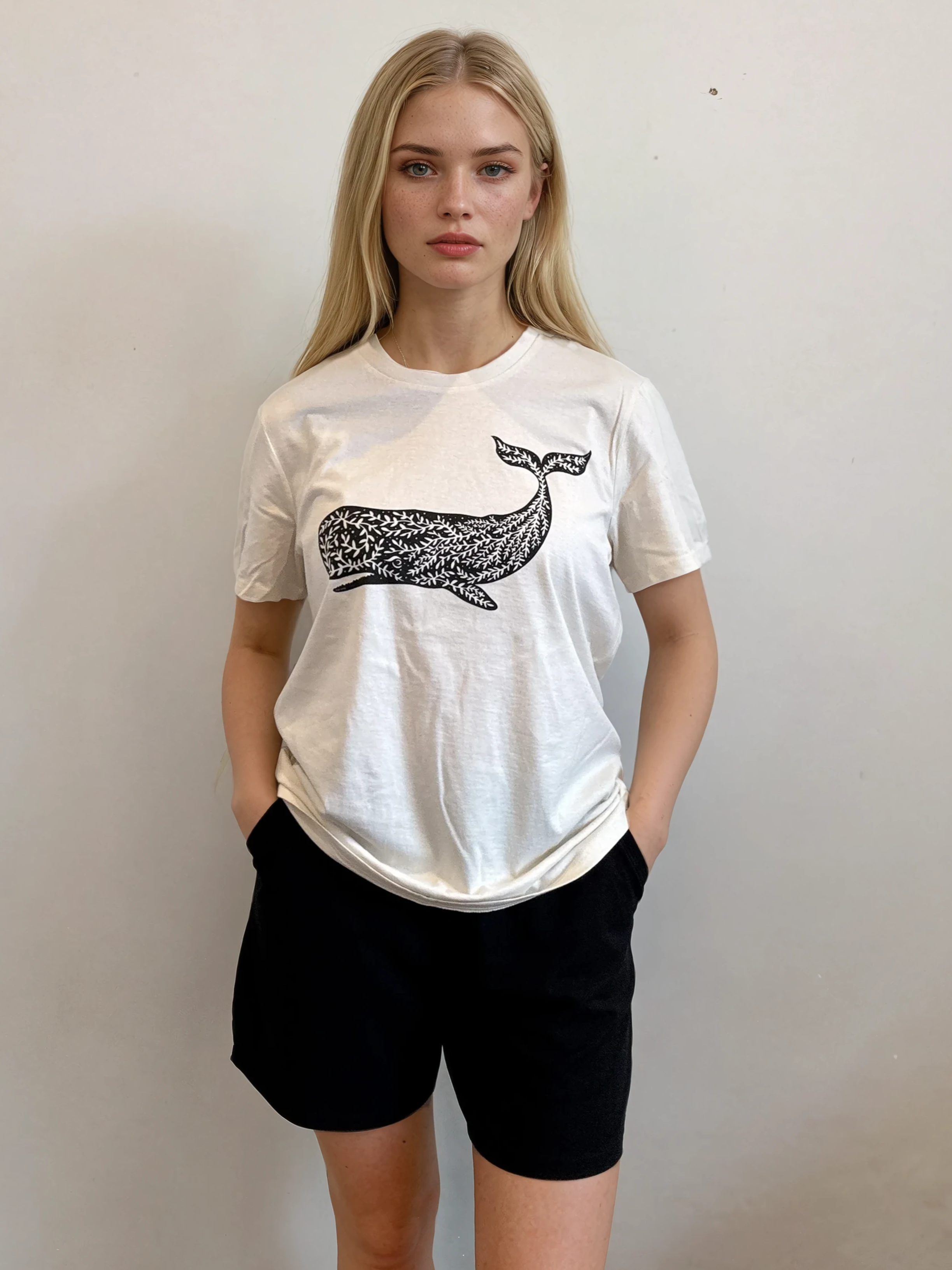 Whale Sea Garden Tee